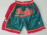 SuperSonics Green 1995 96 Hardwood classics Shorts,baseball caps,new era cap wholesale,wholesale hats